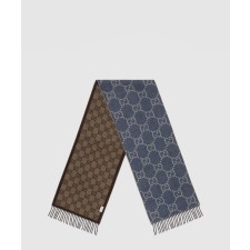 [GUCCI-구찌]태슬 디테일의 GG 자카드 니트 스카프 676610