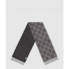 [GUCCI-구찌]태슬 디테일의 GG 자카드 니트 스카프 676610