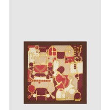 [GUCCI-구찌]GG 홀스빗 실크 스카프 764655