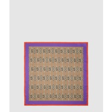 [GUCCI-구찌]패치워크 백개먼 프린트 실크 스카프 721265