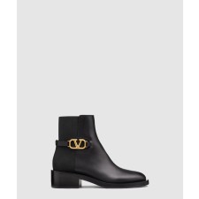 [VALENTINO-발렌티노]브이로고 시그니처 앵클 부츠
