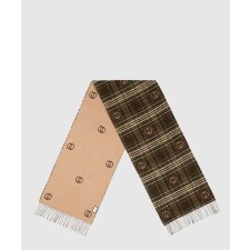 [GUCCI-구찌]체크 자카드 스카프 643208
