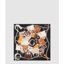 [GUCCI-구찌]프린트 트윌 스카프 723139