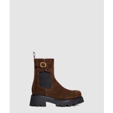 [CELINE-셀린느]소가죽 스웨이드 첼시 부티 360713