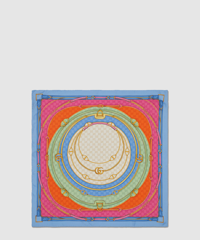[GUCCI-구찌]GG 벨트 프린트 실크 스카프 788599