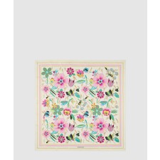 [GUCCI-구찌]꽃 프린트 실크 트윌 스카프 742147
