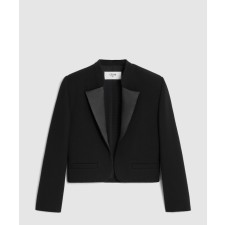 [CELINE-셀린느]자켓 새틴 라인 더블 페이스 울 크레이프 2V33V6