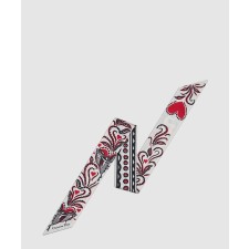 [DIOR-디올]미자 스카프 화이트산잠사 트윌 21CUP