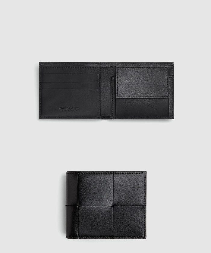[BOTTEGA-보테가베네타]동전 지갑을 갖춘 카세트 폴더형 지갑 649605