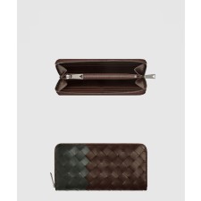 [BOTTEGA-보테가베네타]인트레치아토 지퍼-어라운드 지갑 749427