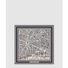 [DIOR-디올]실크 스퀘어 90 플랜드 파리 32PAR