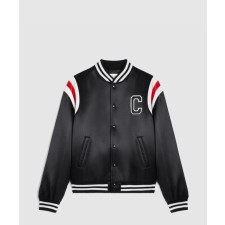 [CELINE-셀린느]로고 새틴 봄버 자켓 2W8675