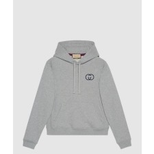 [GUCCI-구찌]코튼 저지 후드 스웨트셔츠 756649