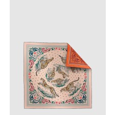 [HERMES-에르메스]Guepards Bandana 더블 페이스 스카프 90