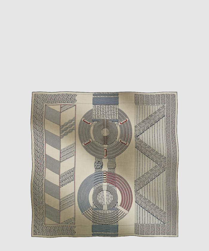 [HERMES-에르메스]Dressage Tressage 숄