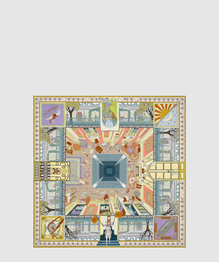 [HERMES-에르메스]오브젝트 드 큐리오시떼 스카프