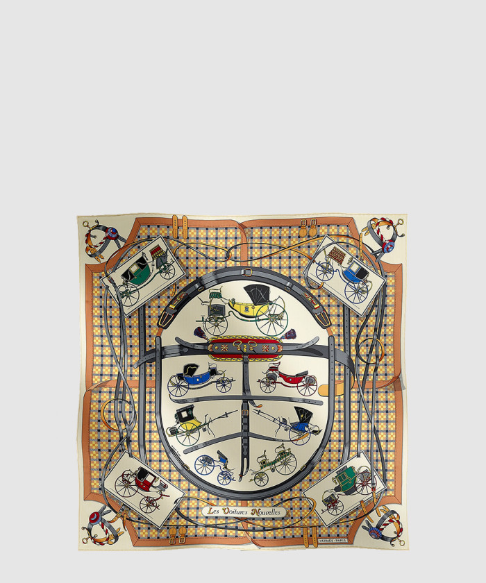 [HERMES-에르메스]Les Voitures Nouvelles 스카프