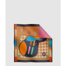 [HERMES-에르메스]Tapis de Selle 더블 페이스 스카프 90