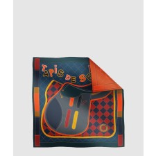 [HERMES-에르메스]Tapis de Selle 더블 페이스 스카프 90