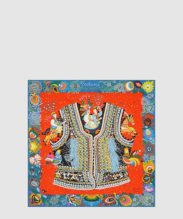 [HERMES-에르메스]코스튬 드 페테 스카프 90