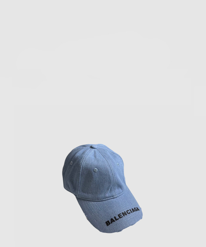 [BALENCIAGA-발렌시아가]로고 데님 베이스볼 캡 6a7160