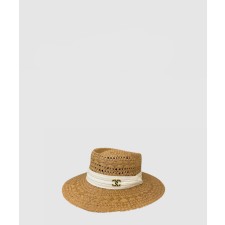 [CHANEL-샤넬]밀짚모자 선캡 AA6244