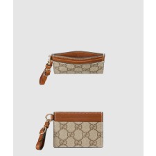[GUCCI-구찌]GG 엠블럼 스트랩 카드 케이스 819121