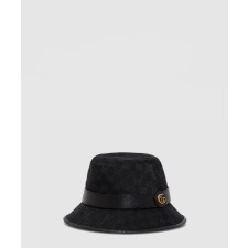 [GUCCI-구찌]맨즈 GG 패브릭 블랙 클로셰 모자 576587