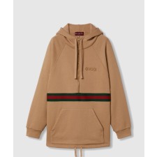 [GUCCI-구찌]코튼 저지 후드 스웨트셔츠 드레스 ‎798683