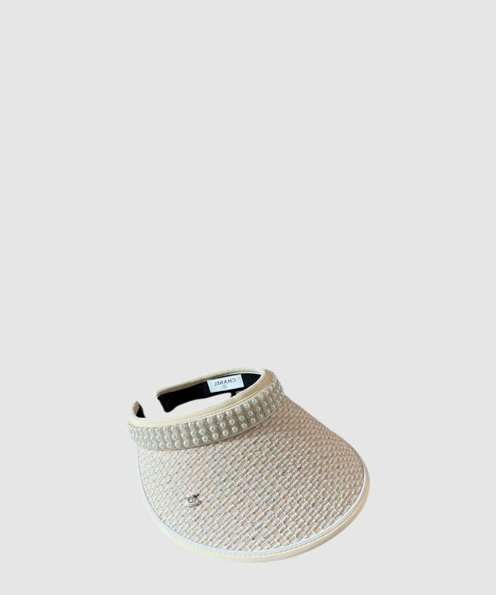 [CHANEL-샤넬]진주 선캡 AA5624