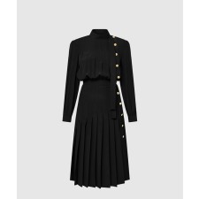 [LOUIS VUITTON-루이비통]롱 슬리브 플리츠 드레스 1AGNLV