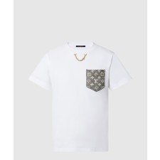 [LOUIS VUITTON-루이비통]모노그램 포켓 티셔츠 1AAUOS