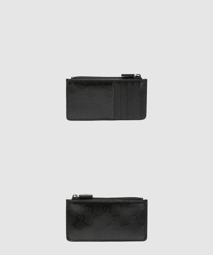 [GUCCI-구찌]레더 지퍼 카드 케이스 760333