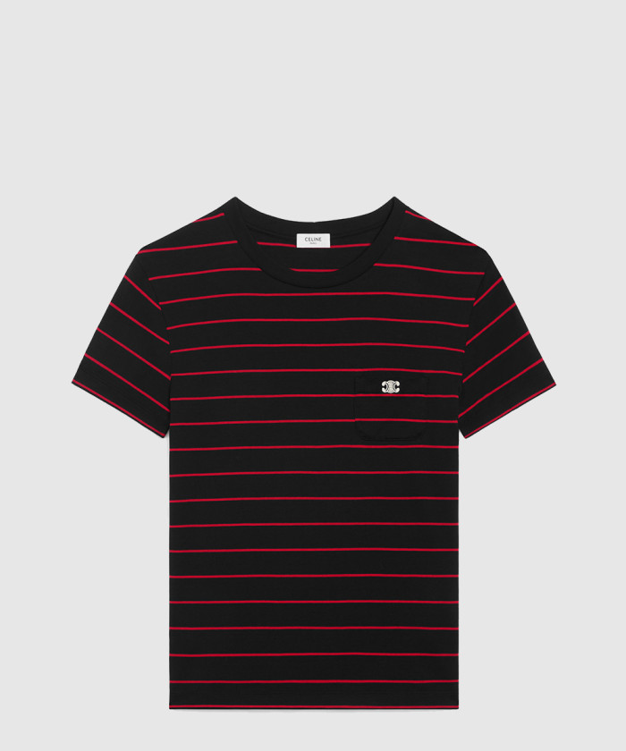[CELINE-셀린느]트리옹프 레귤러 티셔츠 2X58H1