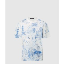 [LOUIS VUITTON-루이비통]프린티드 코튼 피케 티셔츠 1AGJYZ