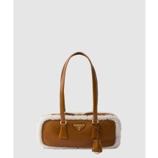 [PRADA-프라다]미디엄 시어링 투 핸들백 1BB124