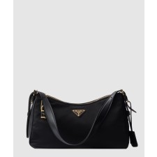 [PRADA-프라다]자물쇠가 있는 프라다 에메 라지 리나일론 및 가죽 숄더백 1BC232