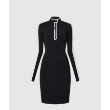 [LOUIS VUITTON-루이비통]그래픽 액센트 핏 드레스 1AGBWP