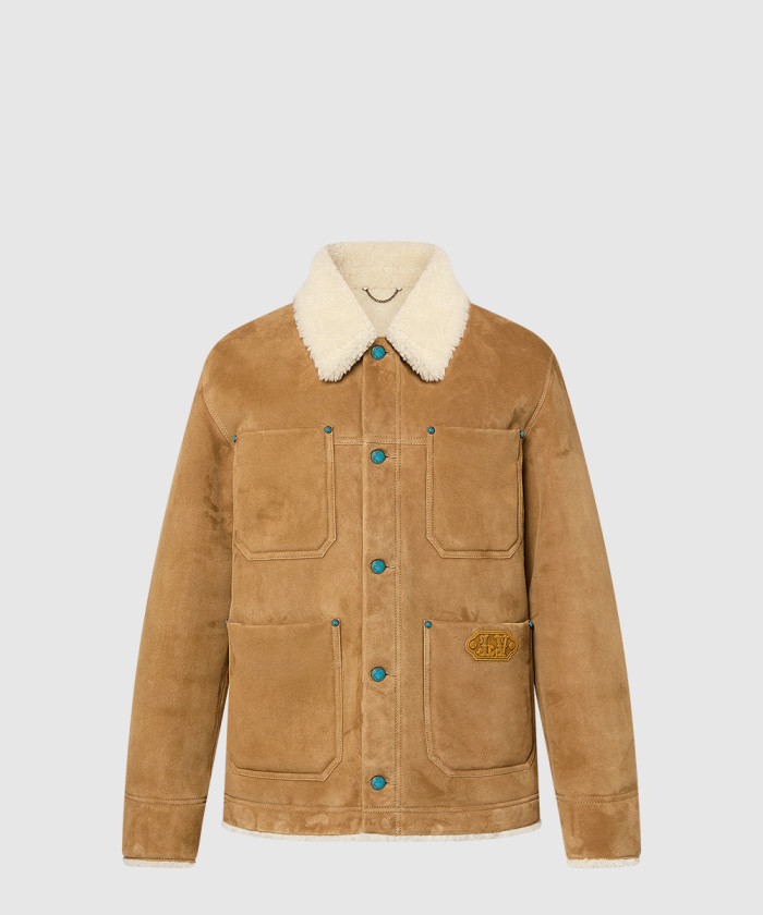 [LOUIS VUITTON-루이비통]시어링 워크웨어 재킷 1AFXJ9