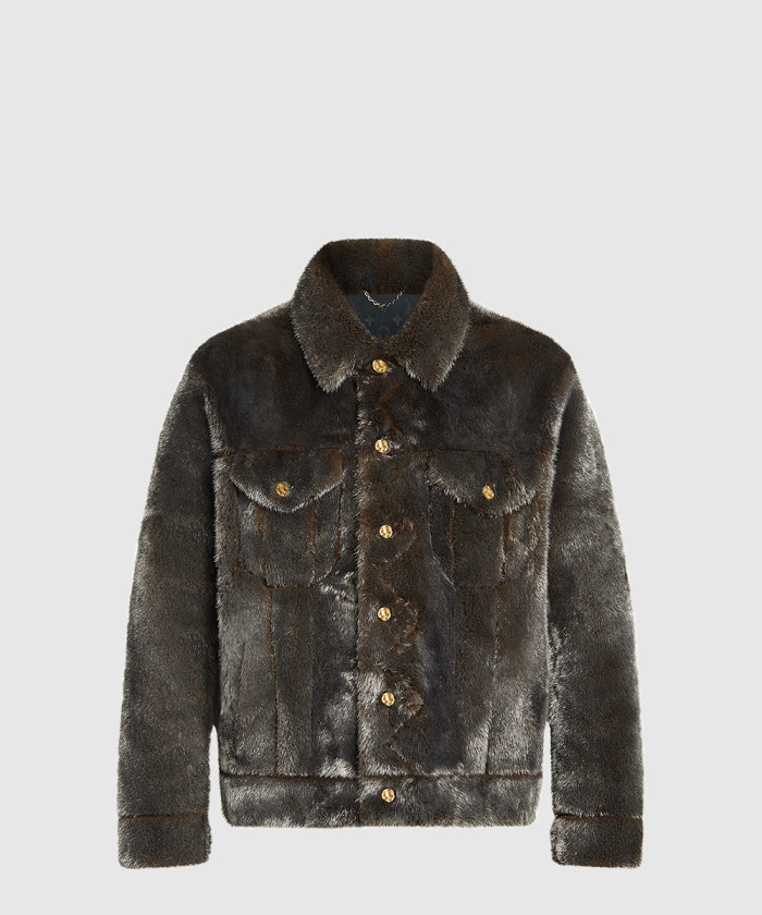 [LOUIS VUITTON-루이비통]실버 피니시 밍크 퍼 1A98CG