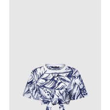 [LOUIS VUITTON-루이비통]팜 프린트 셀프 타이 티셔츠 1AFTNO