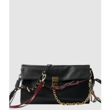 [PRADA-프라다]참이 달린 라지 프라다 소프트 사운드 가죽 숄더백 1BD378