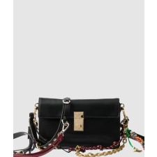 [PRADA-프라다]참이 달린 작은 프라다 소프트 사운드 가죽 숄더백 1BD379