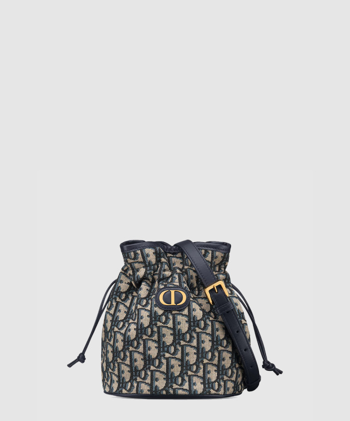 [DIOR-디올]30 Montaigne 드로우스트링 미니 버킷백 S2374