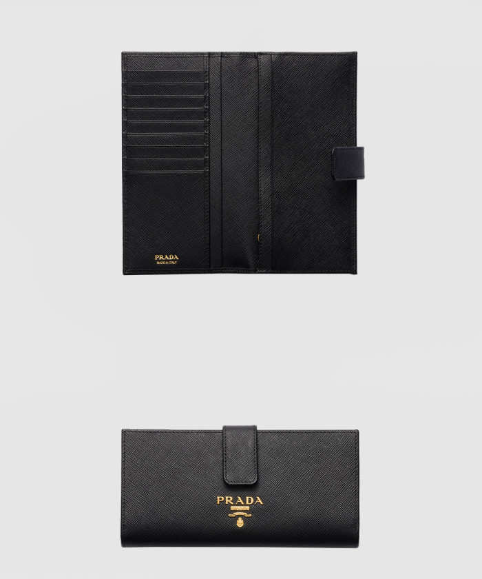 [PRADA-프라다]사피아노 및 가죽 장지갑 1MV025