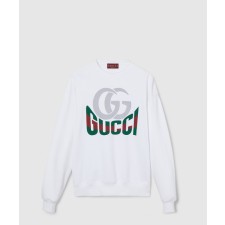 [GUCCI-구찌]프린트 코튼 저지 스웨트셔츠 795510