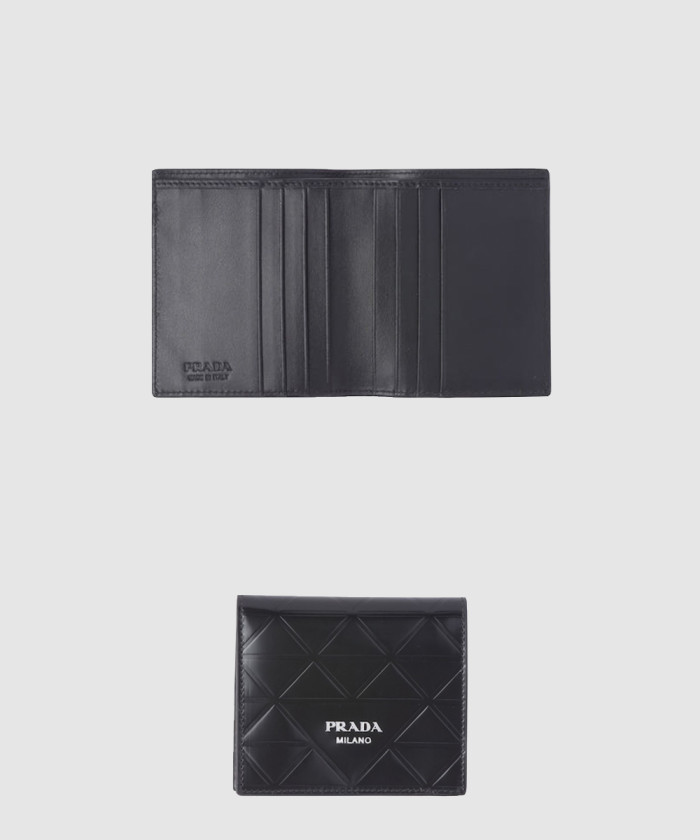 [PRADA-프라다]사피아노 및 가죽 지갑 2MO004