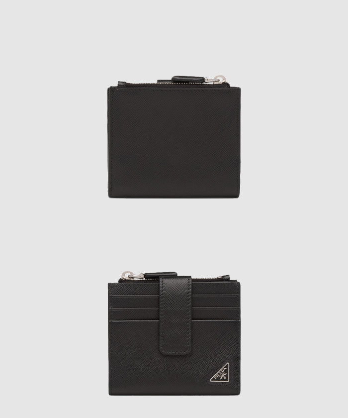 [PRADA-프라다]사피아노 및 가죽 카드 홀더 2MC066