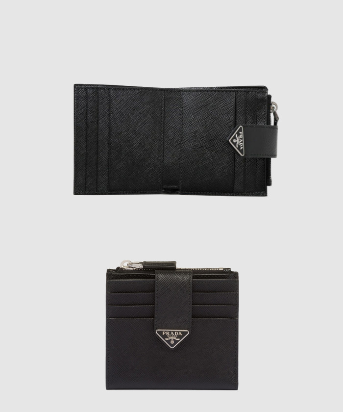 [PRADA-프라다]사피아노 및 가죽 카드 홀더 2MC066