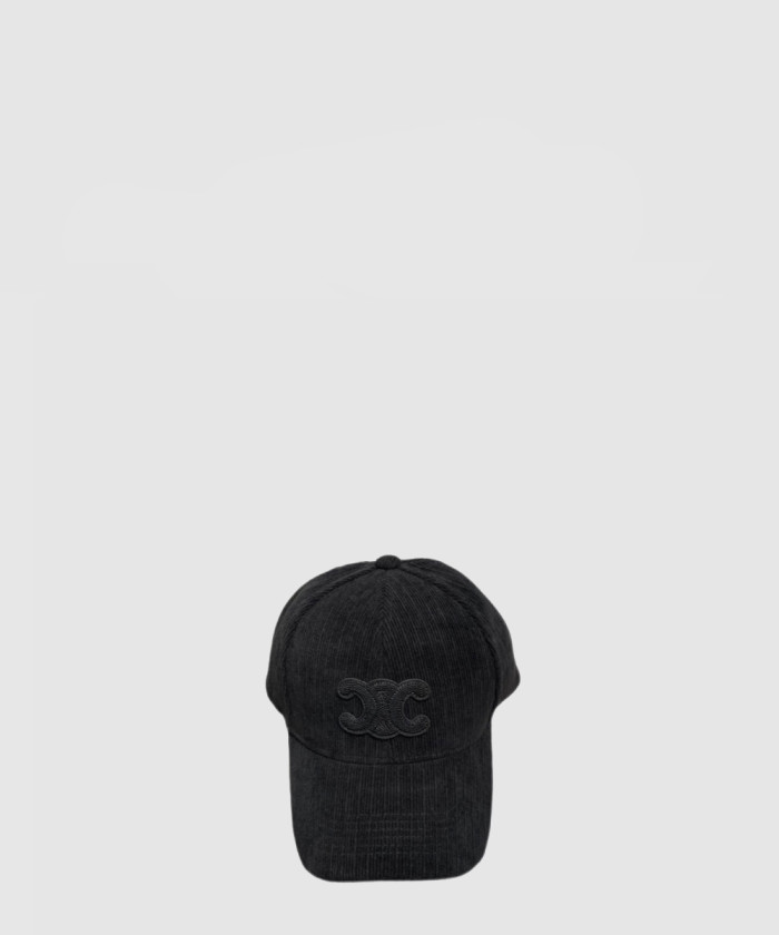 [CELINE-셀린느]코듀로이 자수 베이스볼 캡 2A13B7
